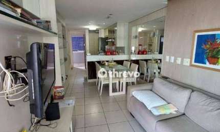 Flat com 2 dormitórios à venda, 56 m² por R$ 675.000,00 - Meireles - Fortaleza/CE