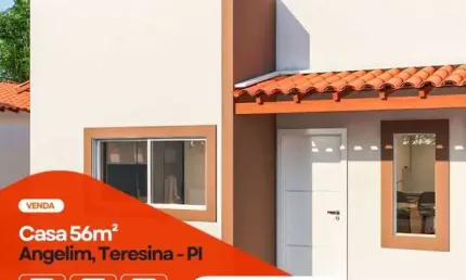 Casa com 2 dormitórios à venda, 56 m² por R$ 195.000,00 - Angelim - Teresina/PI