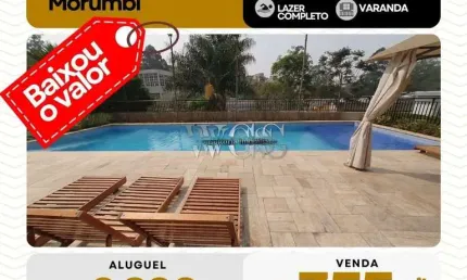 Apartamento no panamby locação ou venda - zona sul - sp