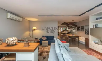 Casa em condomínio fechado com 3 quartos à venda na atílio bilibio, 120, jardim carvalho, porto alegre por r$ 1.490.000