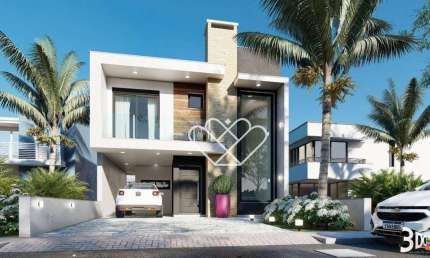 Espaço e Luxo Combinados: Sobrado de 160m² com 3 Dormitórios e Amenidades Premium no Residencial Vale das Cerejeiras