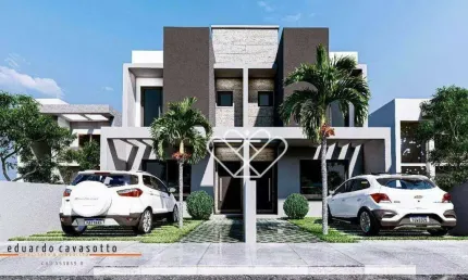 Exclusivo Sobrado Novo com Suíte e Sacada em Área Nobre - Espaço e Elegância em Gravataí