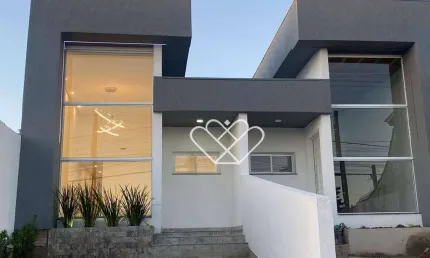Casa moderna com suíte, churrasqueira e design sofisticado no bairro planejado