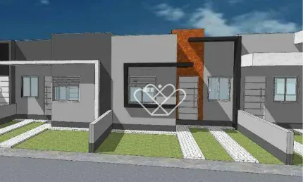 Casa com 2 dormitórios à venda, 44 m² por R$ 280.000,00 - Mato Alto - Gravataí/RS