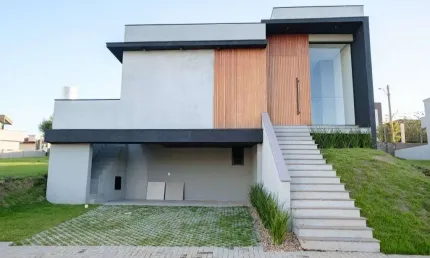 Casa moderna com 3 dormitórios à venda no condomínio villa lucchesi
