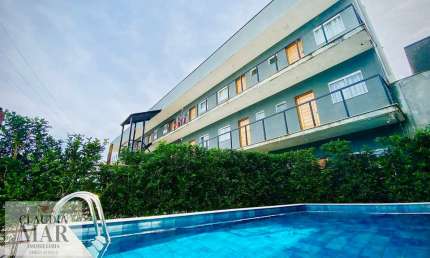 APTO 2 QUARTOS, BEM DECORADO EM COND. COM PISCINA-UBATUBA