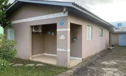 Casa para venda em balneário gaivota, jardim ultramar, 3 dormitórios, 2 banheiros, 1 vaga