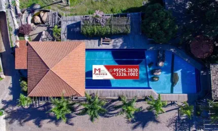 Sitio de 43 mil metros ideal para eventos, pousadas com chalés e casa principal