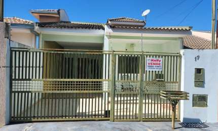 Casa para Venda em Presidente Prudente, Jardim Ouro Verde, 3 dormitórios, 2 banheiros, 1 vaga