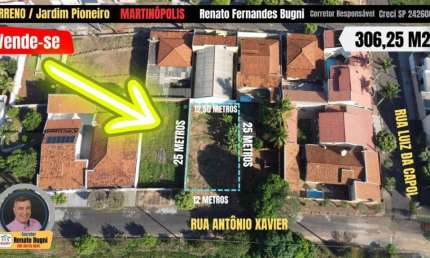 Terreno para Venda em Martinópolis, Jardim O  Pioneiro 1