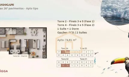 Apartamento com 2 quartos à venda na Rua Domingos José Custódio, 88, Armação, Penha