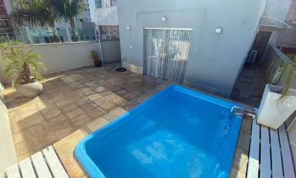 Cobertura mobiliada de 3 quartos para alugar no Buritis!