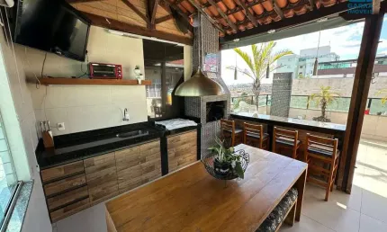 Cobertura com 4 quartos à venda na Delegado Álvaro Loureiro, --, Palmares, Belo Horizonte por R$ 820.000