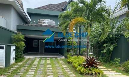 Casa para Locação no Condomínio Quintas do Rio - Barra da Tijuca, com 4 suítes por R$30.000,00