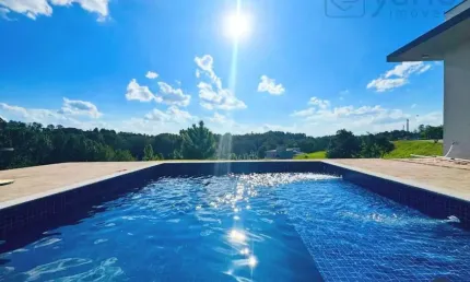 Casa térrea alto padrão para venda, condomínio fechado, caxambú, jundiaí sp