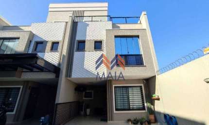 Sobrado semi mobiliado com 3 dormitórios à venda, 200 m² por R$ 1.249.000 - Boqueirão - Curitiba/PR