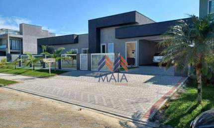 Casa mobiliada com 5 dormitórios à venda, 325 m² por R$ 2.200.000 - Coroados - Guaratuba/PR