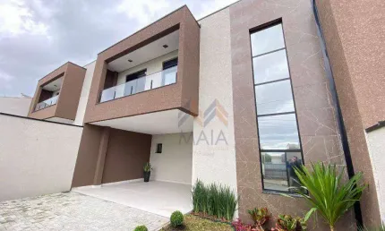Sobrado à venda, 141 m² por r$ 1.049.000,00 - boneca do iguaçu - são josé dos pinhais/pr