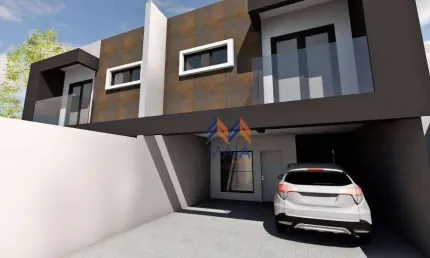 SOBRADO 03 QUARTOS NO BAIRRO ARISTOCRATA EM SAO JOSE DOS PINHAIS