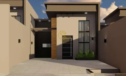 Casa para venda em santa tereza do oeste, loteamento ecovile, 3 dormitórios, 1 banheiro, 2 vagas