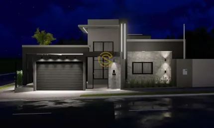Casa para Venda em Santa Tereza do Oeste, Centro, 3 dormitórios, 1 suíte, 1 banheiro, 2 vagas