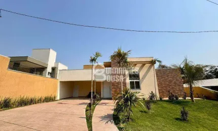 Casa Térrea Nova à Venda no Condomínio Terras de Santa Teresa - 3 Suítes, Piscina e Alto Padrão em Itupeeva com Vinhedo/SP