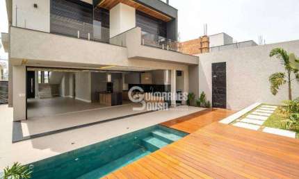 Casa Moderna no Swiss Park Campinas - 3 Suítes, Piscina e Acabamento de Alto Padrão