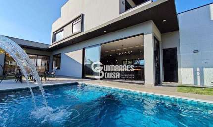 Casa Semi-Térrea no Condomínio Villa D'Oro, Vinhedo – 3 Suítes, Piscina e Automação