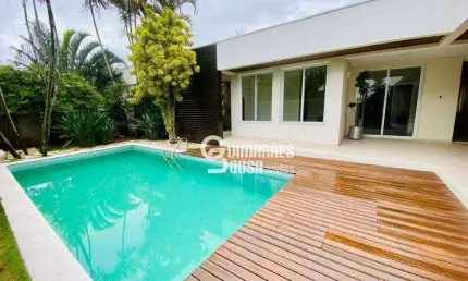 Casa Térrea Semi-Mobiliada com Piscina,  3 Suítes, Piscina e Área Gourmetno Condomínio Marambaia – Vinhedo/SP