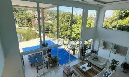 Casa alto padrão com piscina e casa de hóspedes –  1.150 m² de terreno- marambaia - vinhedo