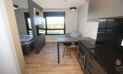 Loft Mobiliado no Edifício Canto - Sofisticação e Estilo no Parque Una, em Pelotas