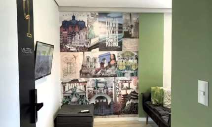 Loft moderno, mobiliado e com vista panorâmica - No coração de Pelotas!