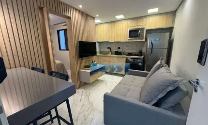Apartamento com 1 dormitório para alugar, 26 m² por r$ 4.000,00/mês - mooca - são paulo/sp