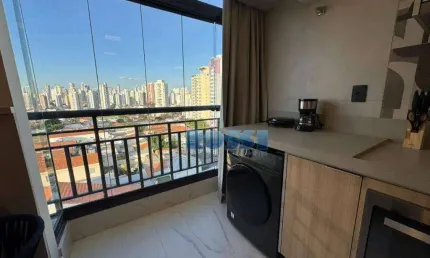 Apartamento com 1 dormitório para alugar, 26 m² por r$ 4.500,00/mês - mooca - são paulo/sp