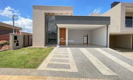 CASA 3 SUITES PLENAS, SENDO 1 COM CLOSET NO JARDINS BOLONHA, SENADOR CANEDO-GO
