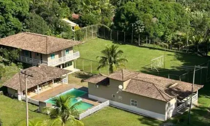 Sítio com 3 dormitórios à venda, 435600 m² por r$ 1.600.000,00 - bicuda grande - macaé/rj