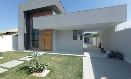 Maravilhosa casa 3 Quartos (1 suíte) estilo moderna no Jd. Atlântico Leste