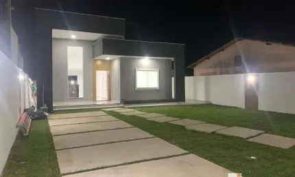 Excelente Casa Estilo Moderno c/ 3 quartos à venda, 106 m² por R$ 690.000 - Jardim Atlântico - Maricá/RJ