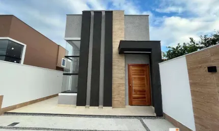 Excelente casa 3 suítes estilo Moderna - R$ 595.000,00 - Jd. Atlântico Central