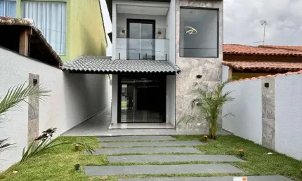 Excelente Casa 3 Quartos (2 suítes) fino acabamento com churrasqueira no São Bento - R$ 679.000,00 - Itaipuaçu