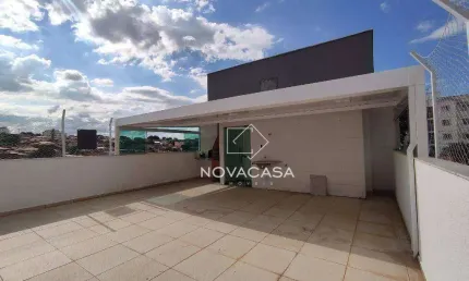 Cobertura com 3 dormitórios para alugar, 140 m² por R$ 3.398,84/mês - Rio Branco - Belo Horizonte/MG