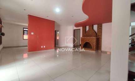 Casa com 3 dormitórios para alugar, 404 m² por R$ 7.414,00/mês - Santa Amélia - Belo Horizonte/MG