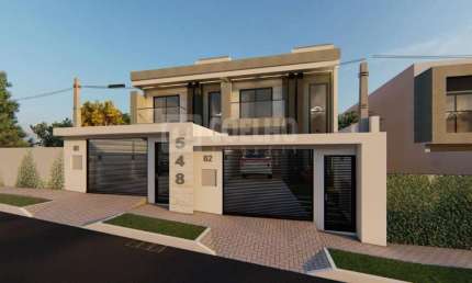 Sobrado à venda em São José dos Pinhais, Aristocrata, com 3 quartos, 214m²