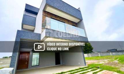 Triplex 167m² 3 quartos sendo 1 suíte master e 2 Demi Suítes - Condomínio The Life Garden Bairro Costeira São José dos Pinhais