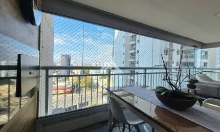 APARTAMENTO SEMI-MOBILIADO COM 3 SUÍTES  SACADA COM CHURRASQUEIRA 2 VAGAS  À VENDA