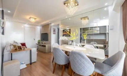 APARTAMENTO MOBILIADO 2 QUARTOS COM SUÍTE 1 VAGA Á VENDA NO CAPÃO RASO