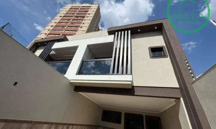 Exclusivo Sobrado com Acabamento de Alto Padrão, 3 Suítes e Lazer Privativo na Villa Barreto