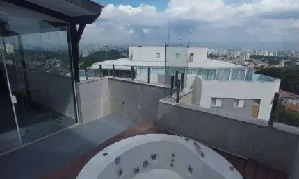 Cobertura 2 dormitórios, com Jacuzi, área privativa de 101,830m² no Parque São Domingos, lazer completo!