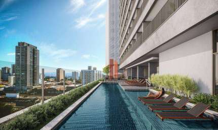 Flat com 1 dormitório à venda, 25 m² por R$ 651.000,00 - Quarta Parada - São Paulo/SP
