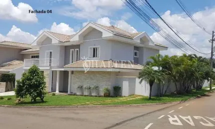 Sobrado de Alto Padrão 3 suítes, escritório, planejados, piscina no Residencial Metropolitan – Paulínia